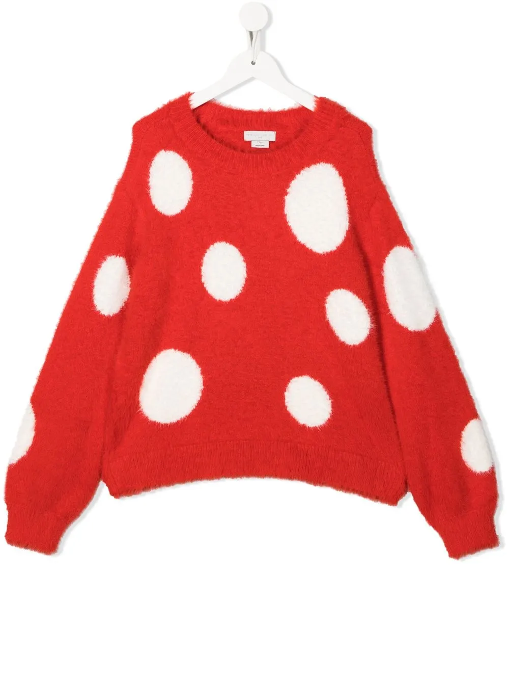 

Stella McCartney Kids suéter con motivo de lunares - Rojo