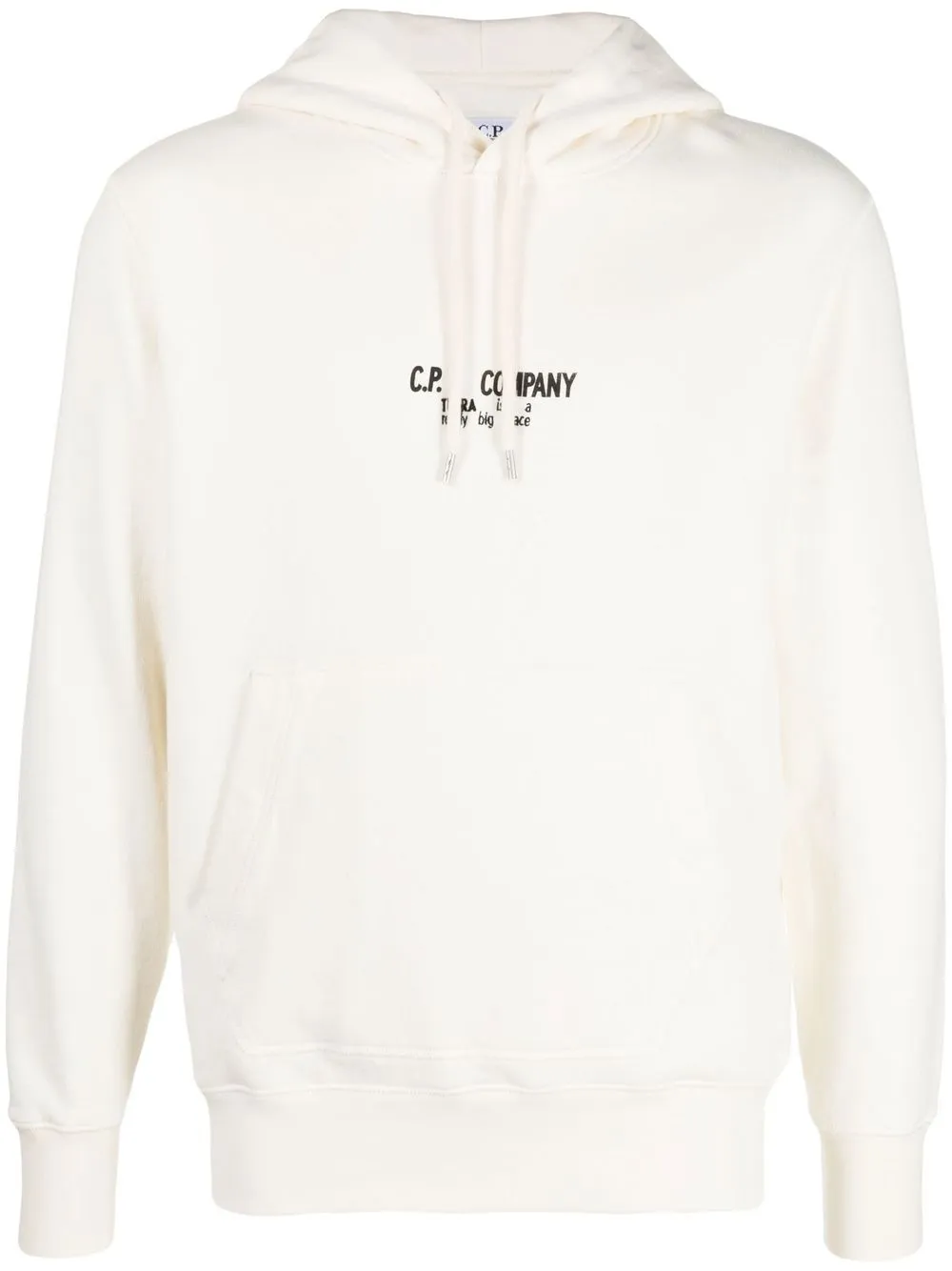 

C.P. Company hoodie con logo bordado - Neutro