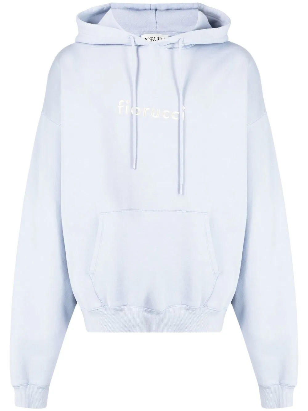 

Fiorucci hoodie con logo bordado - Azul