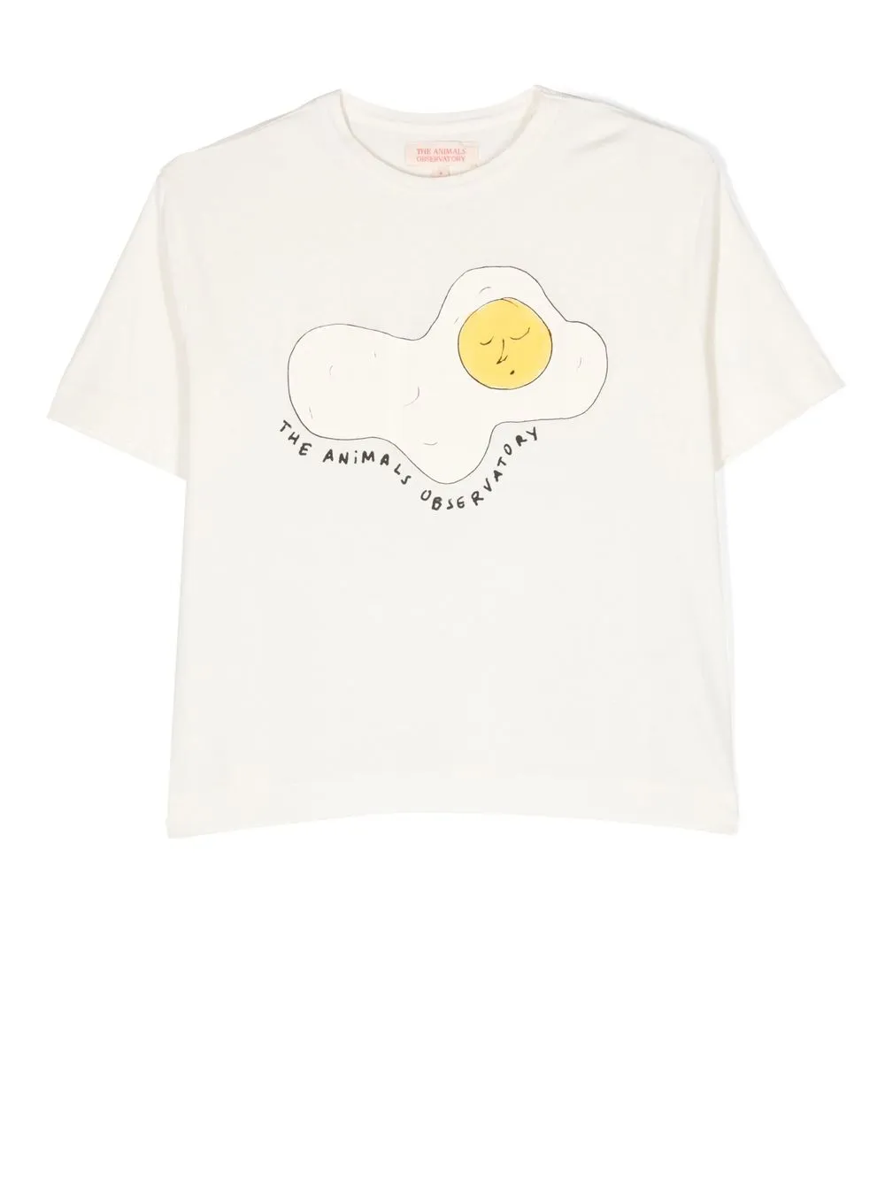 

The Animals Observatory playera Egg con logo estampado - Neutro