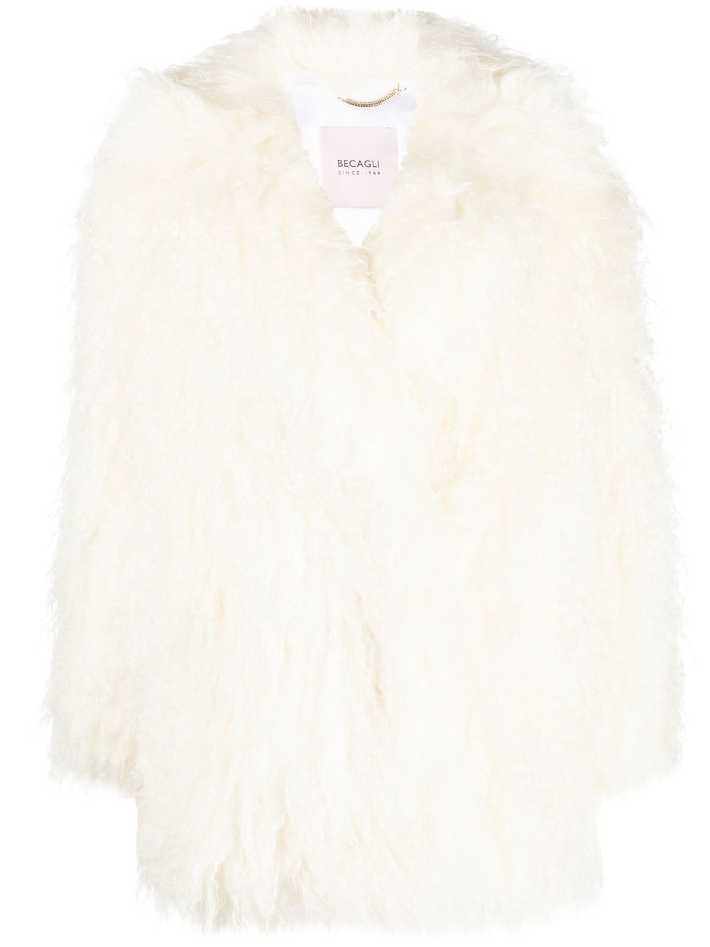 oversize faux-fur coat