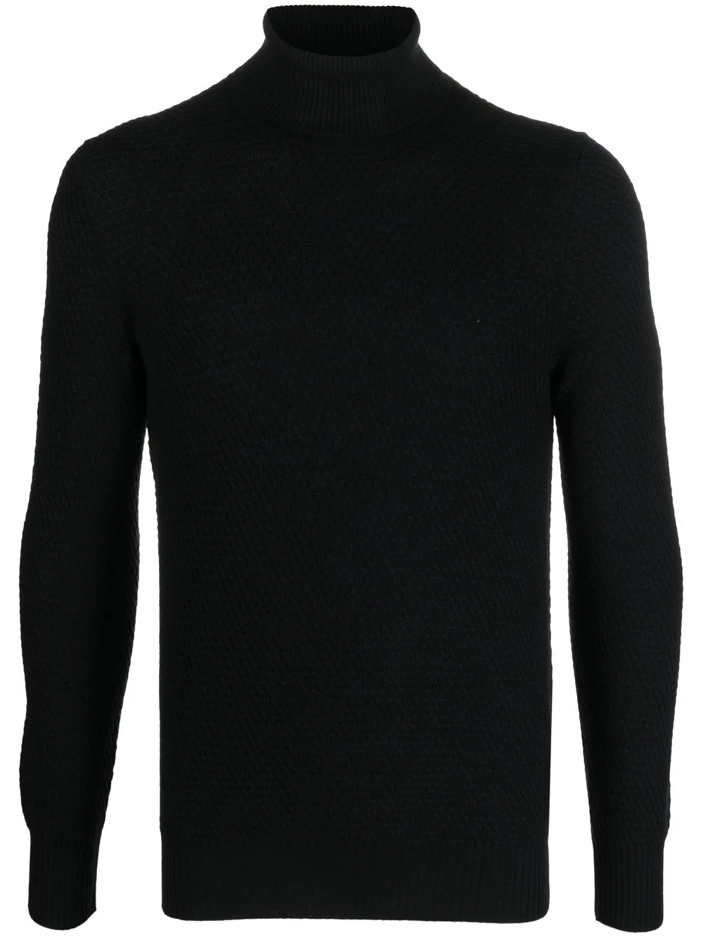 

Tagliatore roll-neck long-sleeve jumper - Black