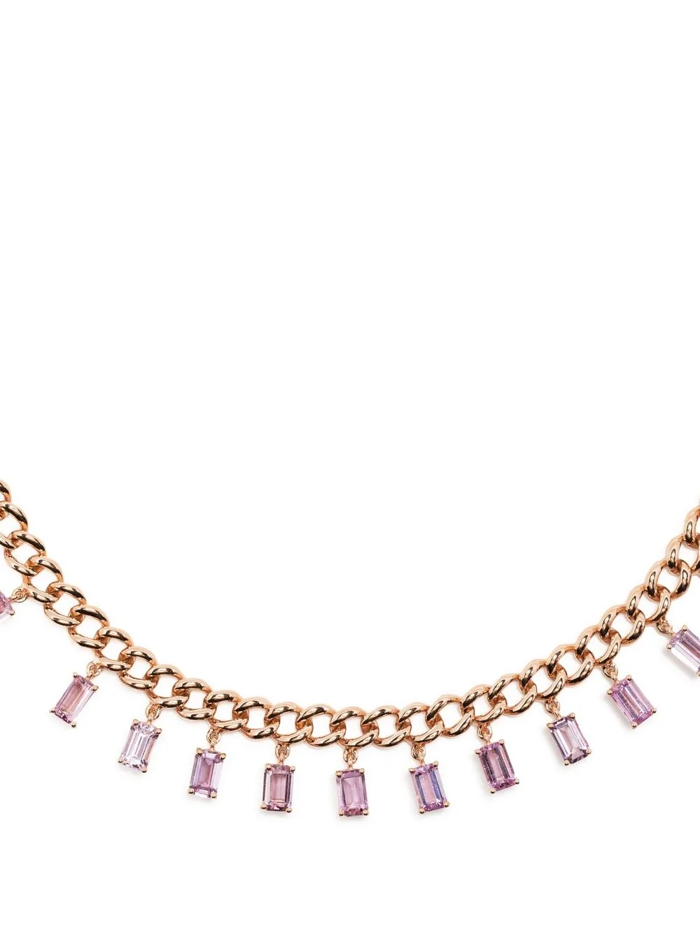 

SHAY 18kt yellow gold sapphire choker necklace