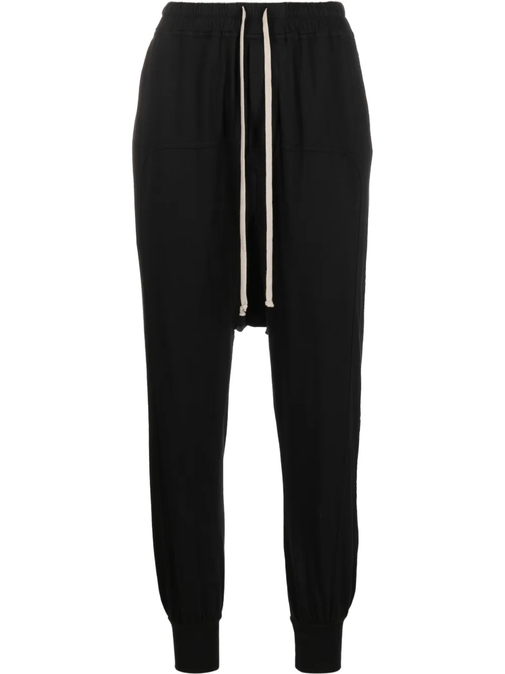 Rick Owens DRKSHDW dropped-crotch track pants - Black