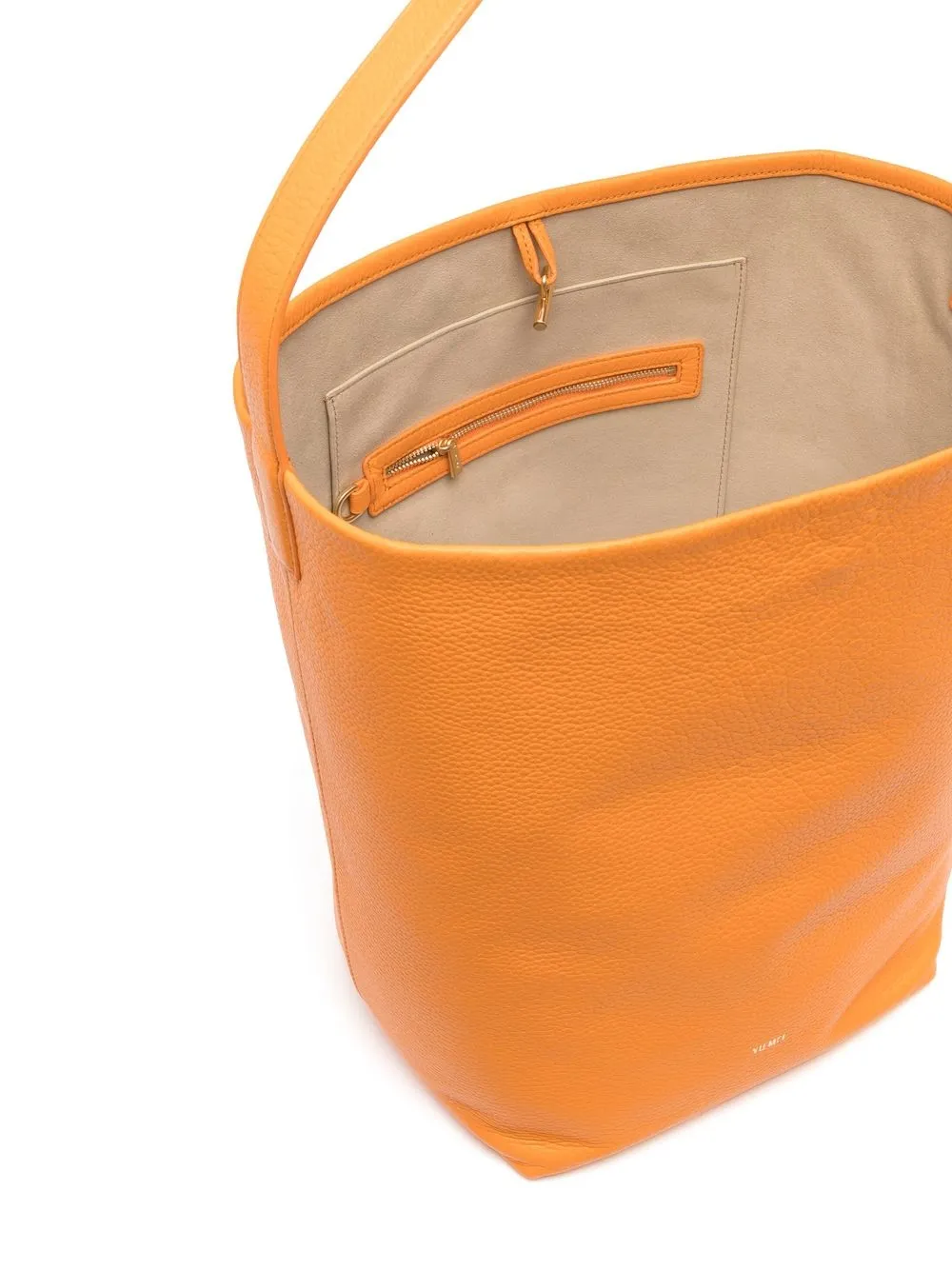 Orange 2025 leather satchel