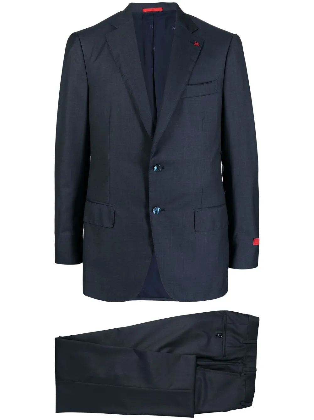 

Isaia single-breasted wool suit - Blue