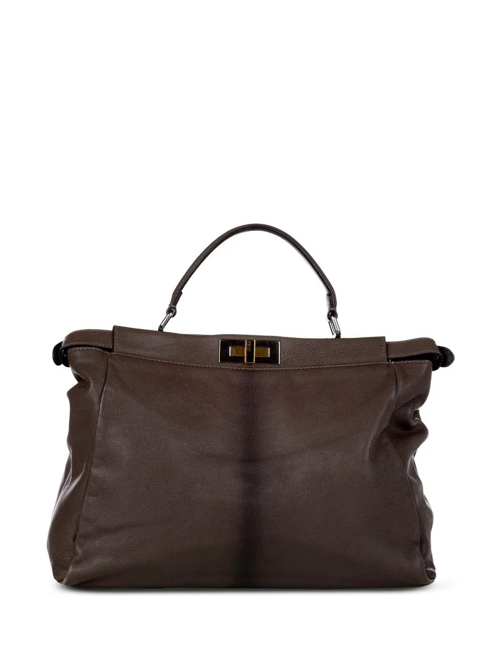 

Fendi Pre-Owned bolsa de mano Peekaboo grande - Marrón