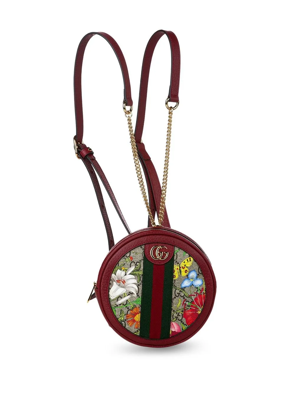 

Gucci Pre-Owned mochila GG Supreme Ophidia Flora - Marrón