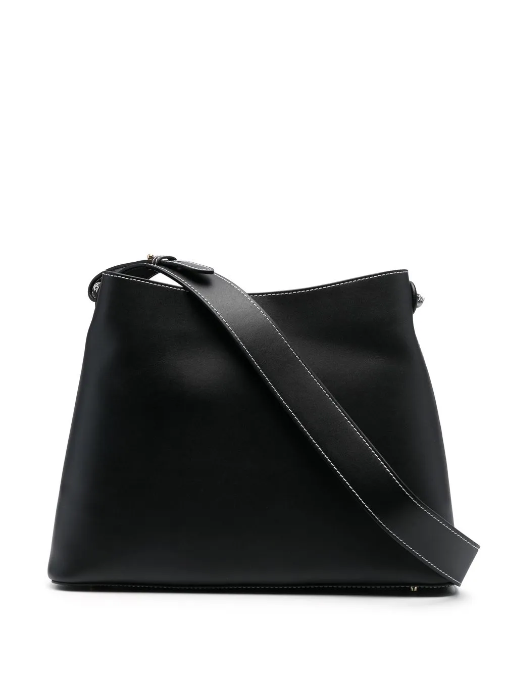 

Elleme bolsa crossbody con costuras en contraste - Negro