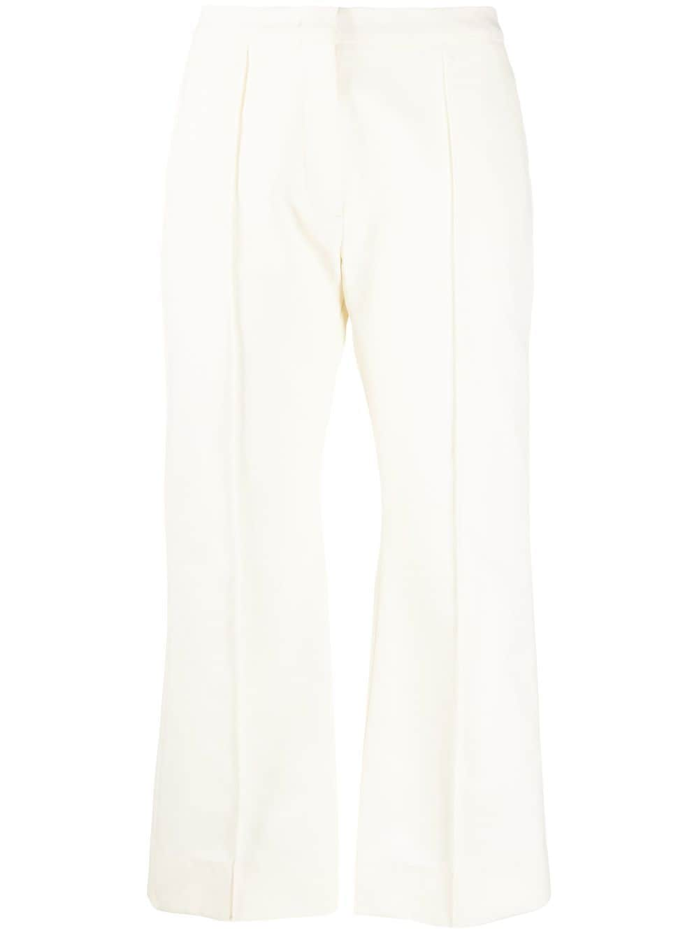 

Jil Sander pantalones capri con tiro alto - Neutro