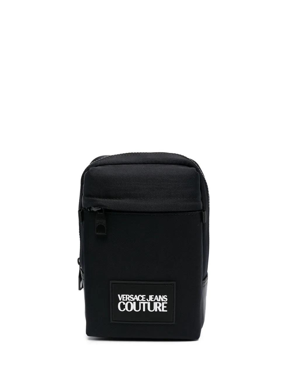 

Versace Jeans Couture mochila tipo mensajero con logo estampado - Negro