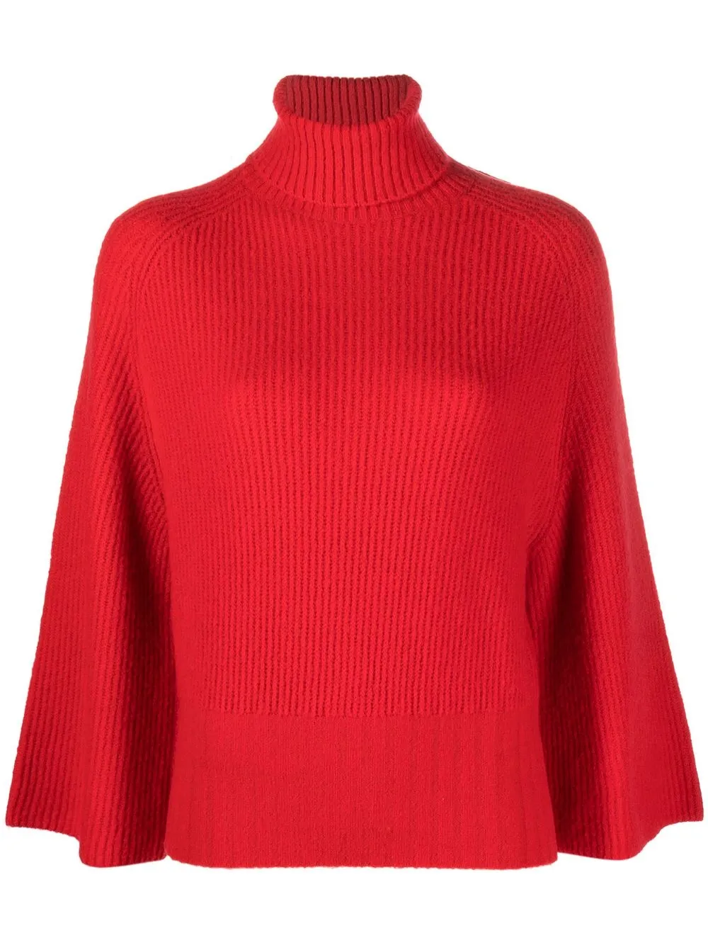 

Emporio Armani ribbed-knit roll-neck jumper - Pink