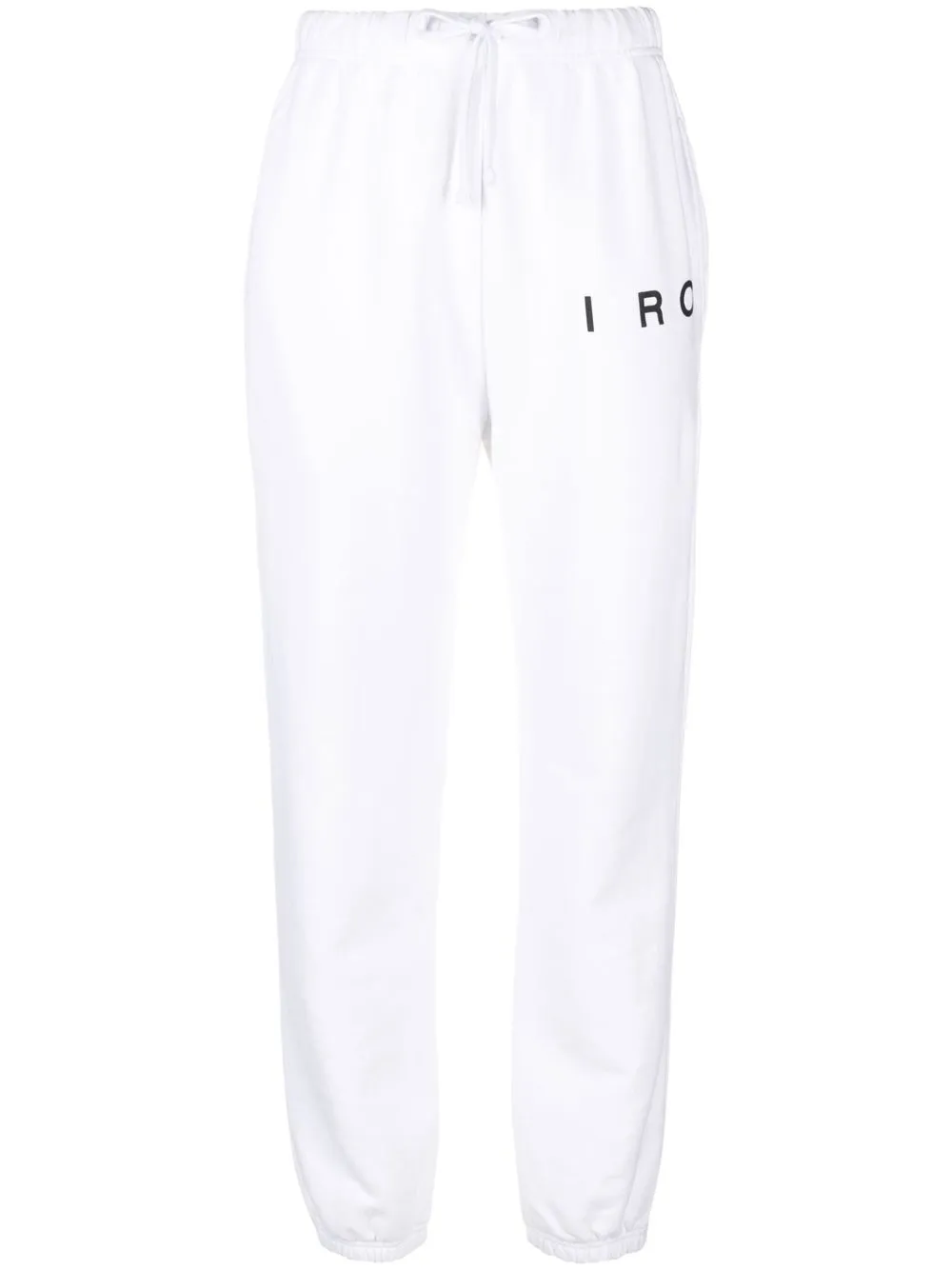 

IRO Marika logo-print cotton track pants - White