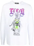 Edward Crutchley graphic-print cotton T-shirt - White