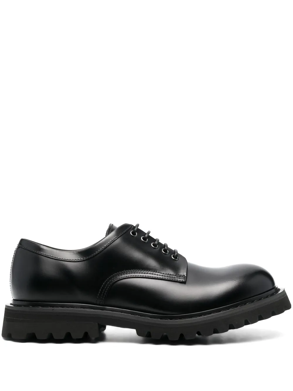 

Premiata lace-up leather Derby shoes - Black