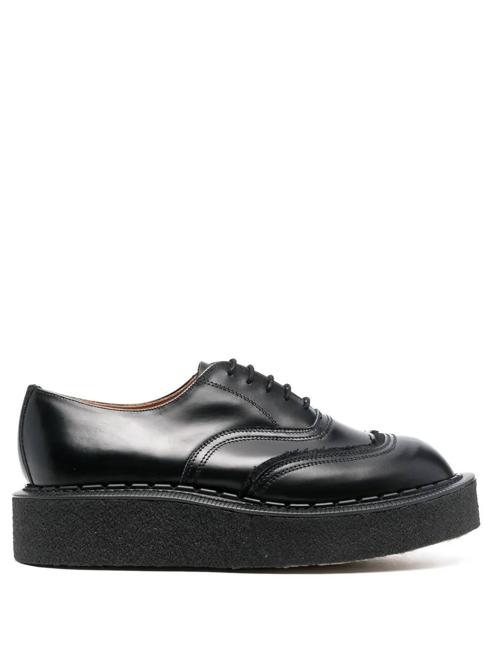 

Comme Des Garçons Homme Plus zapatos derby con plataforma - Negro