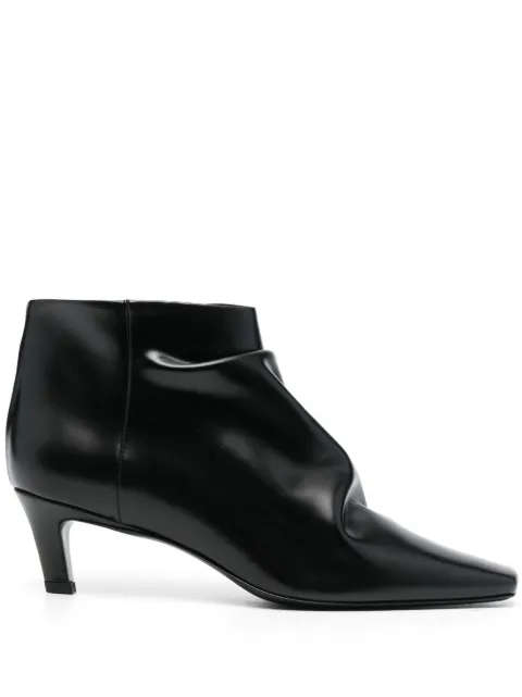 TOTEME 60mm leather ankle boots