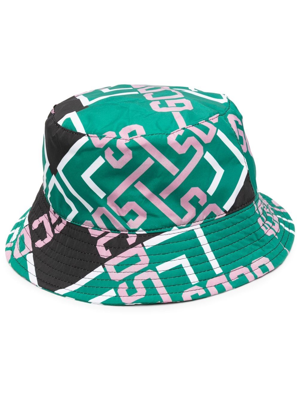 

Gcds gorro de pescador con logo estampado - Verde