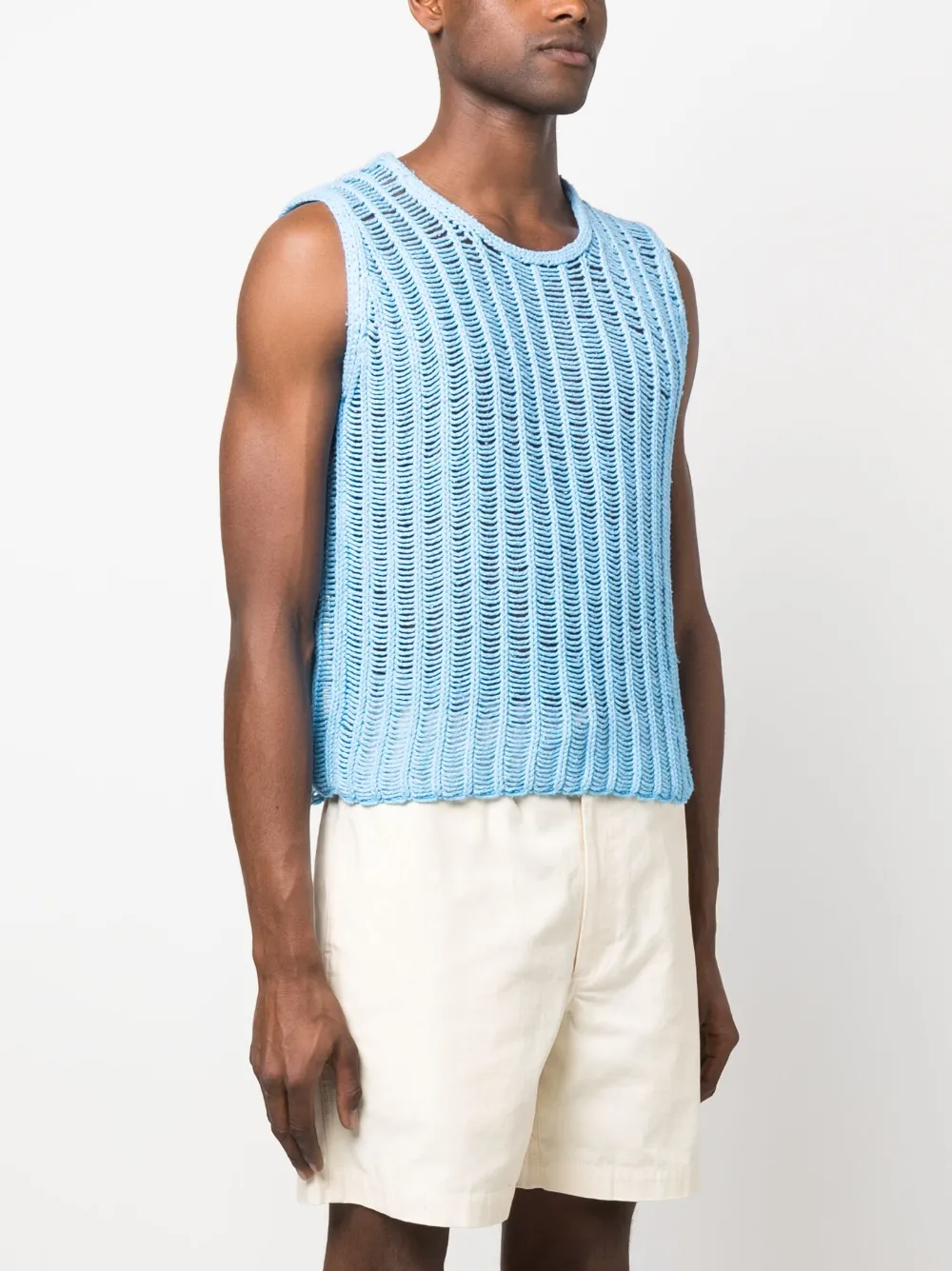 Nicholas Daley Machine open-knit Top - Farfetch