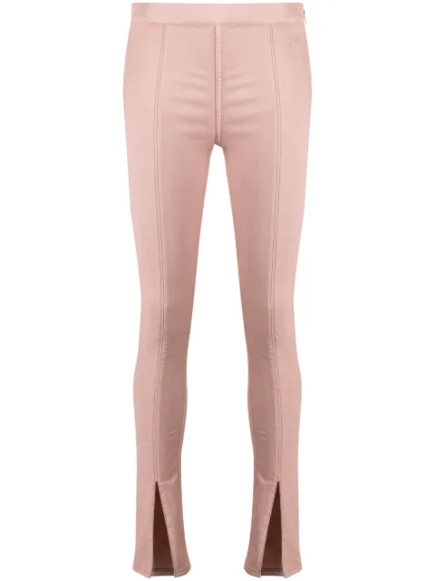 Rick Owens DRKSHDW leggins con detalle de abertura