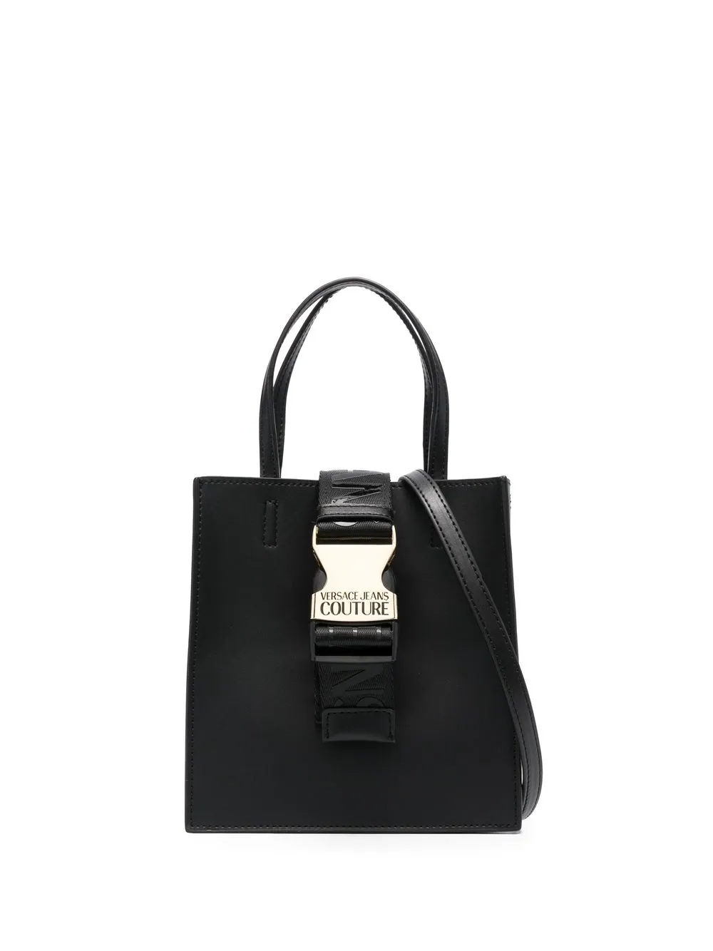 

Versace Jeans Couture tote con detalle de hebilla - Negro