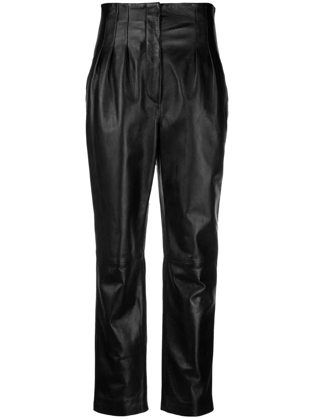 

Alberta Ferretti pantalones con tiro alto - Negro