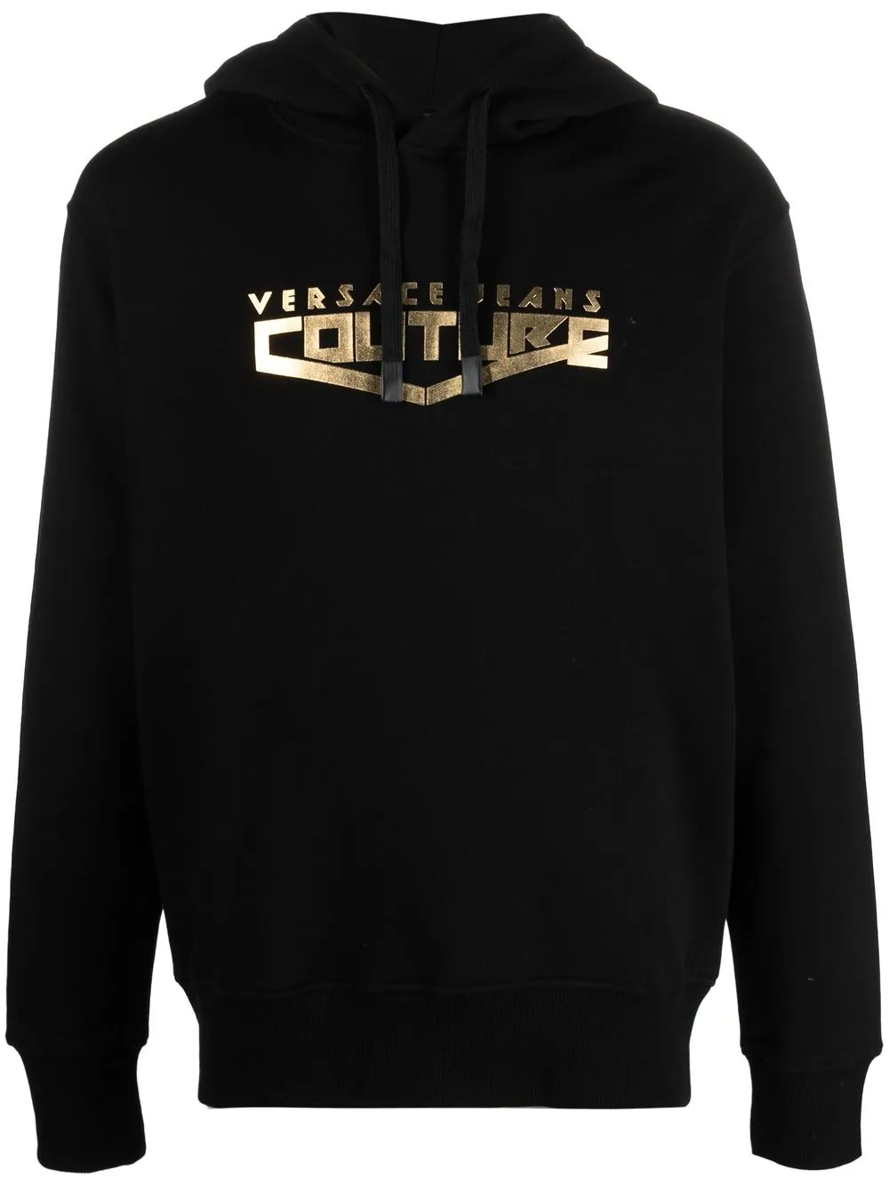 

Versace Jeans Couture hoodie con logo estampado - Negro