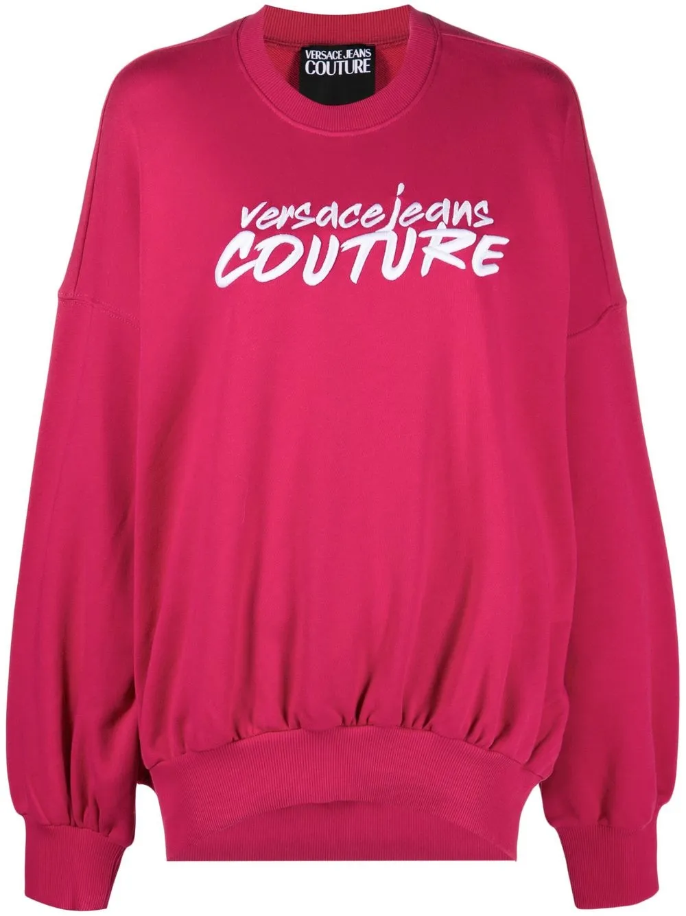 

Versace Jeans Couture sudadera con logo estampado - Rosado