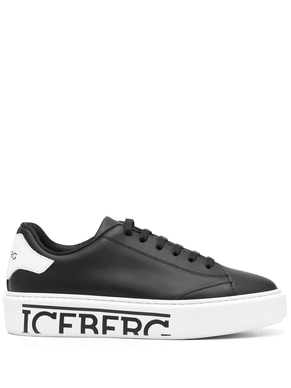 

Iceberg tenis con logo estampado - Negro