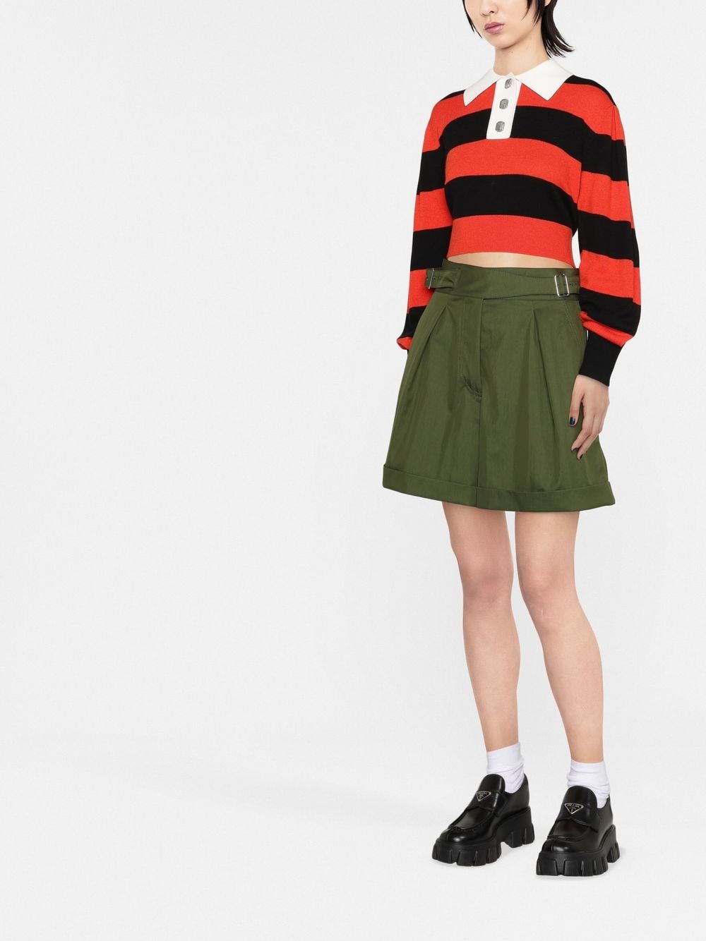 Kenzo High waist shorts - Groen