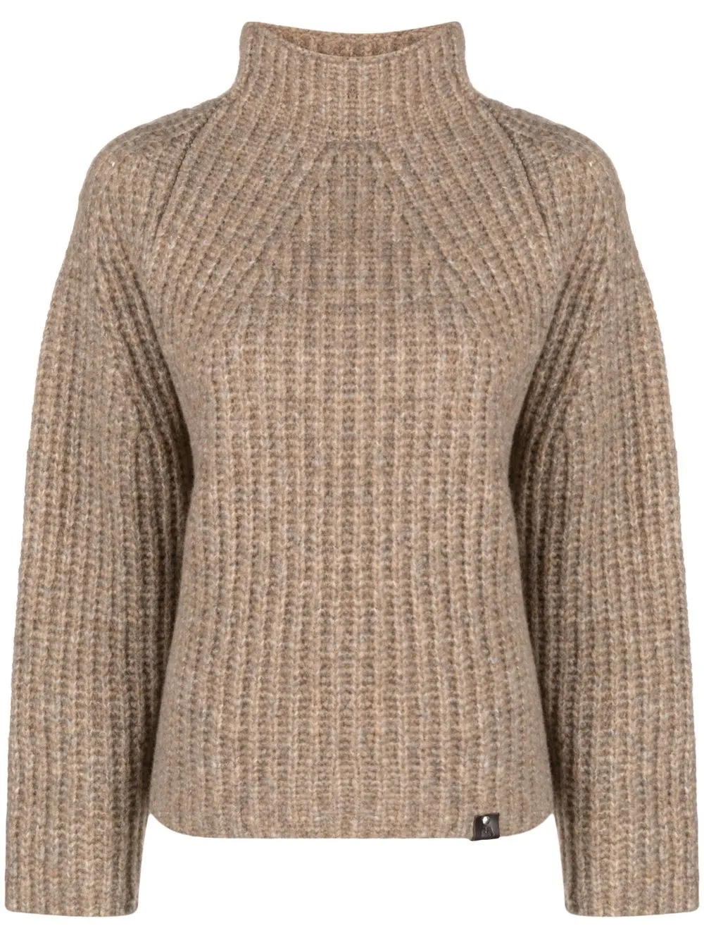 

Emporio Armani chunky-knit roll-neck jumper - Neutrals