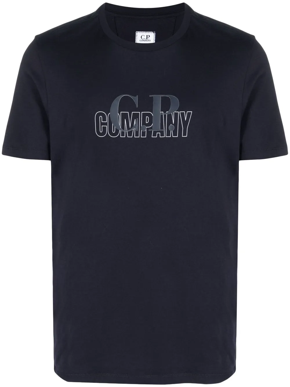 

C.P. Company crew-neck logo-print T-shirt - Blue