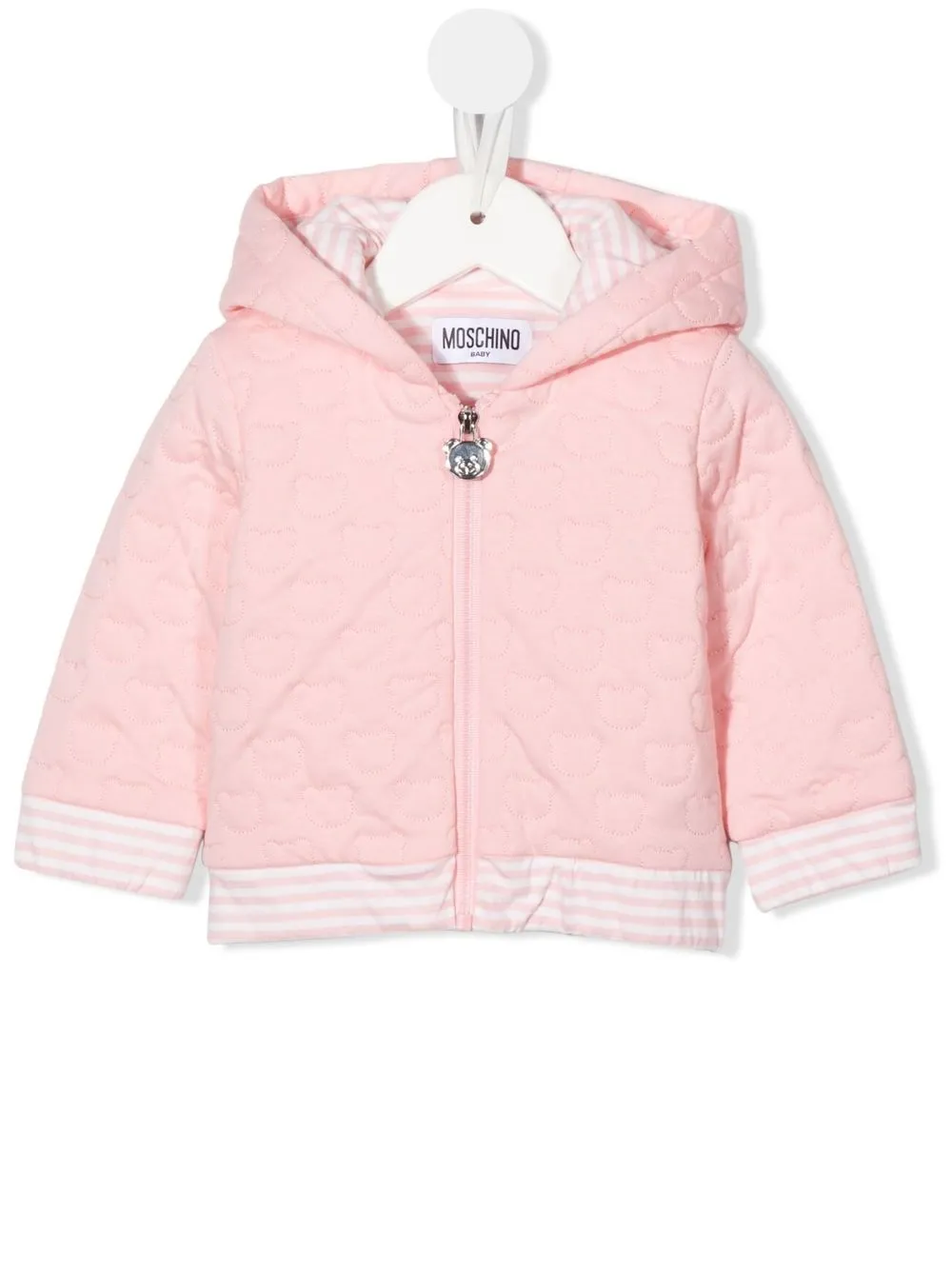 

Moschino Kids chamarra capitonada Teddy - Rosado