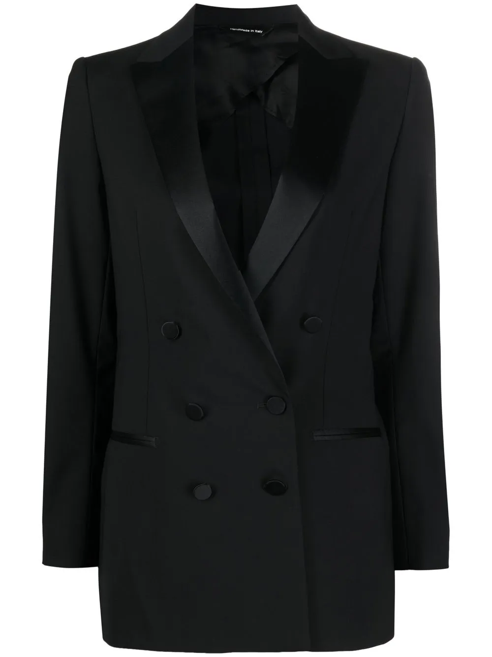 

Tonello blazer con doble botonadura - Negro