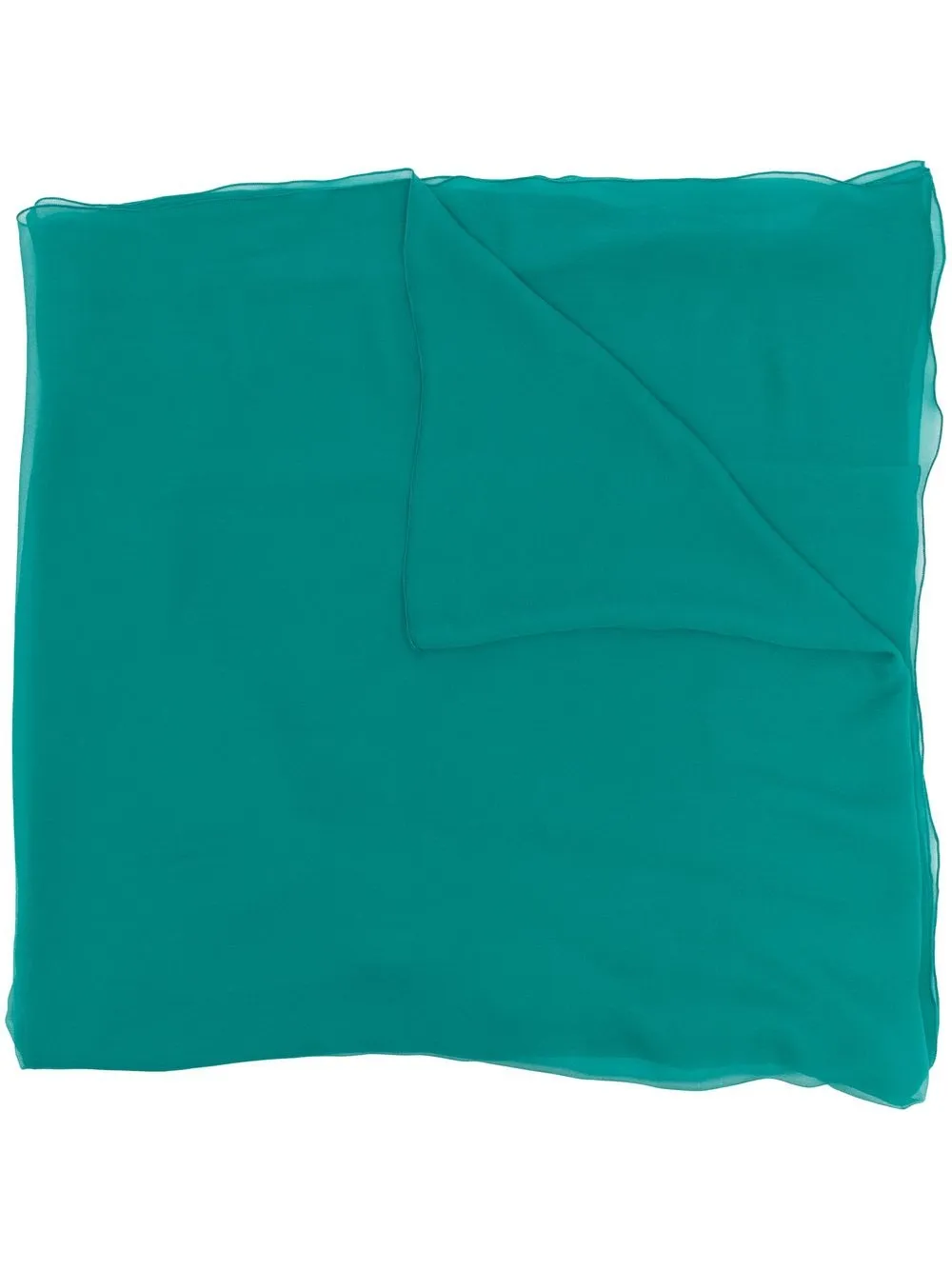 

Alberta Ferretti mascada de seda oversize - Verde