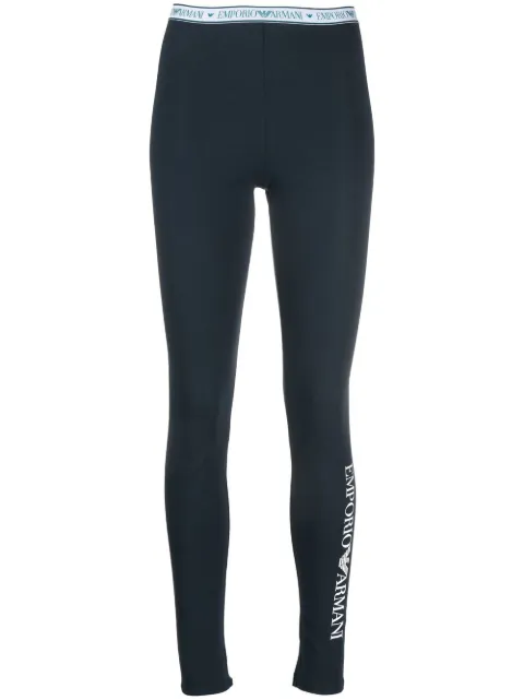 Emporio Armani logo-print leggings 
