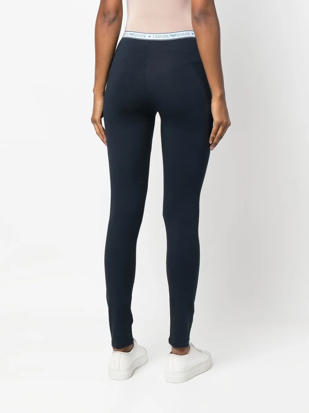 Emporio Armani Legging met logoprint Blauw