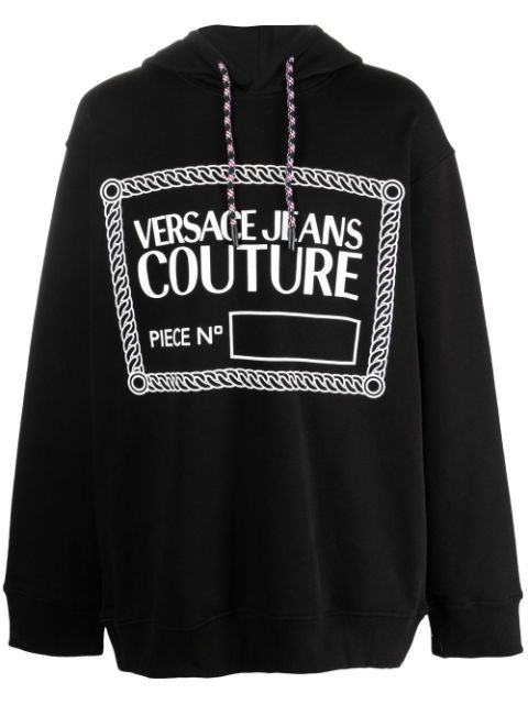 Versace Jeans Couture logo-print pullover hoodie Men