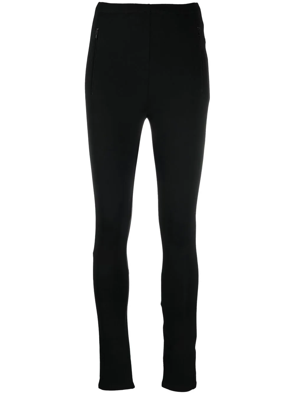 WARDROBE.NYC SLIT-DETAIL HIGH-WAIST LEGGINGS