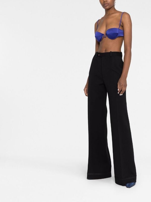 Stella McCartney Wired Satin Bra Top - Farfetch