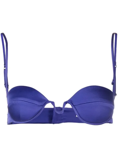 Stella McCartney wired satin bra top Women