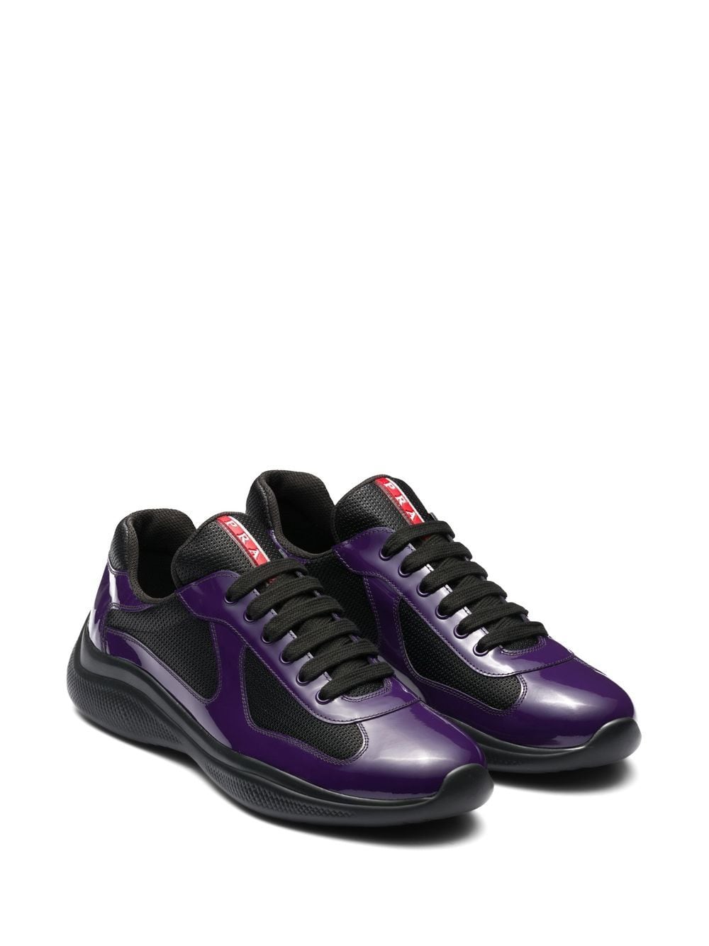 Prada America's Cup low-top sneakers - Zwart