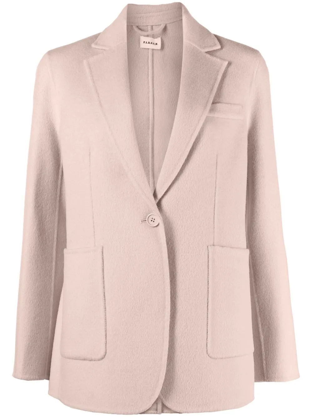 

P.A.R.O.S.H. single-breasted wool blazer - Pink