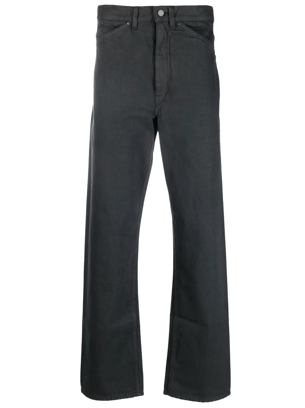 

Lemaire dark-wash straight-leg jeans - Grey