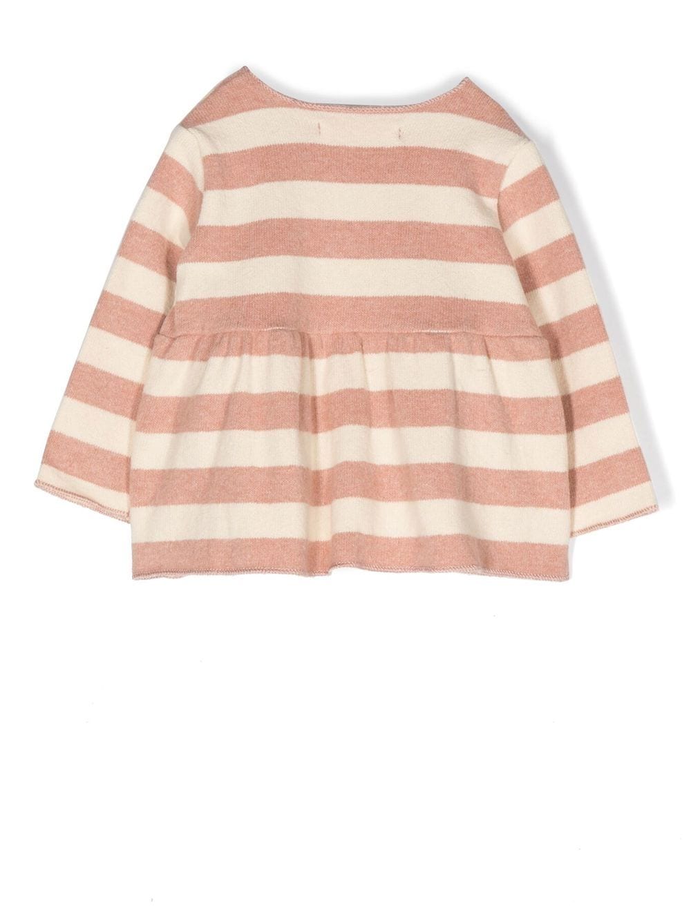 Shop Zhoe & Tobiah Stripe-pattern Cardigan In Pink