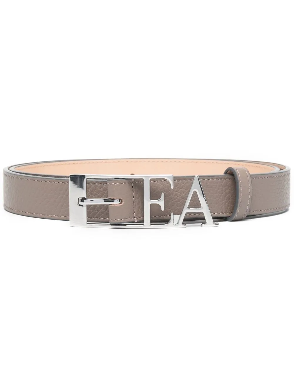 

Emporio Armani cinturón con hebilla del logo - Marrón