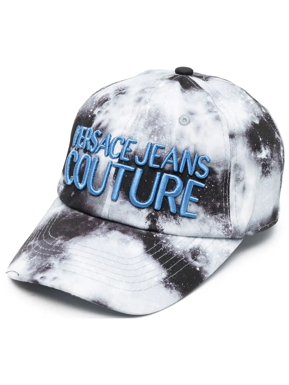 

Versace Jeans Couture logo-embroidered galaxy-print cap - Grey