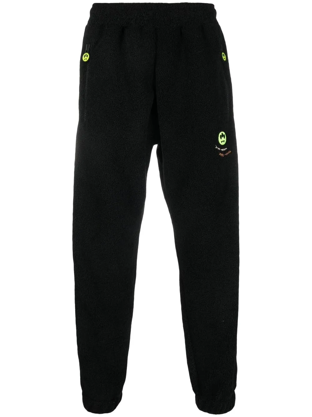 

BARROW logo-embroidered fleece sweatpants - Black