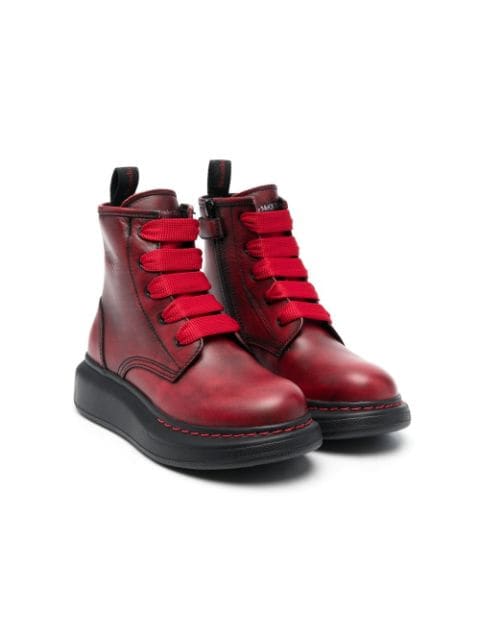 Alexander McQueen Kids - lace-up tall boots