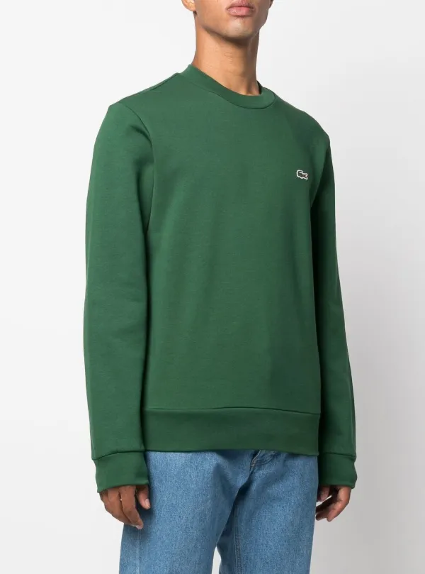 Lacoste logo 2024 crew sweatshirt